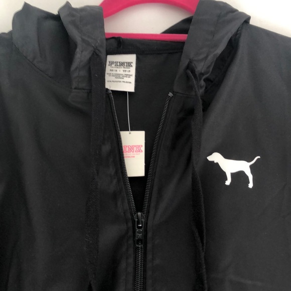 NWT PINK 3/4 zip hoodie - Picture 2 of 3